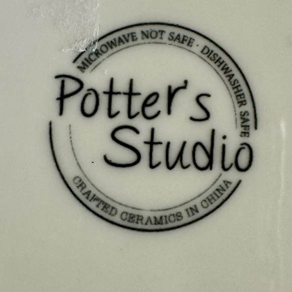 Potter’s Studio-colorful floral stoneware pitcher/vase.No chips or cracks. - Picture 4 of 8